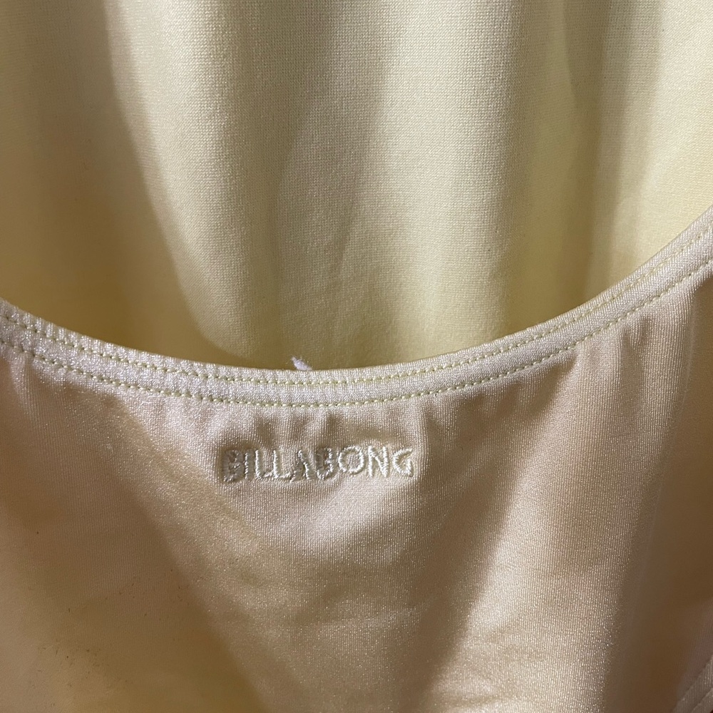 Billabong x UO Retro Baywatch High-rise Style Gold One-Piece Women Swimsuit - Picture 6 of 7